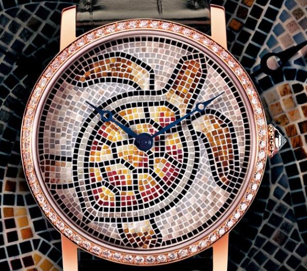 卡地亚全新推出Cartier d’Art海龟图案腕表（图）